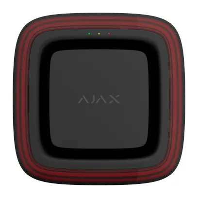 EN54 FireProtect (Sounder/VAD), bezdrát. siréna s majákem, černá